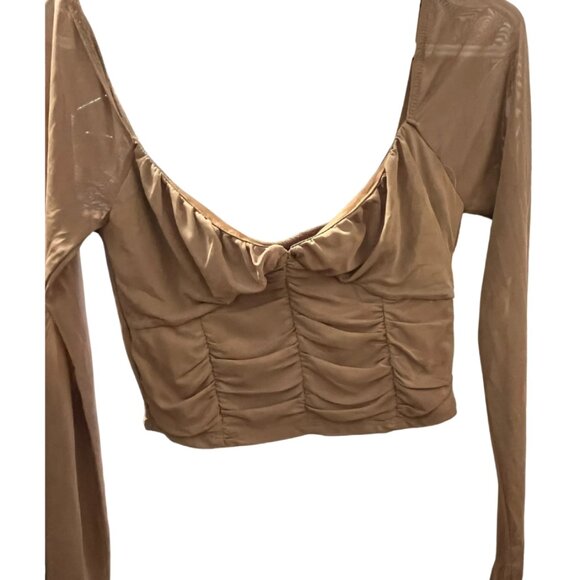 Forever 21 Brown Corset Top - Picture 1 of 3